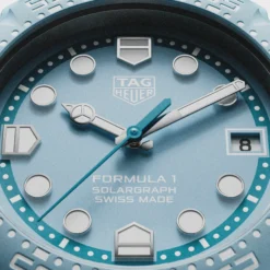TAG Heuer Formula 1 Solargraph Blue Dial Watch, 38mm