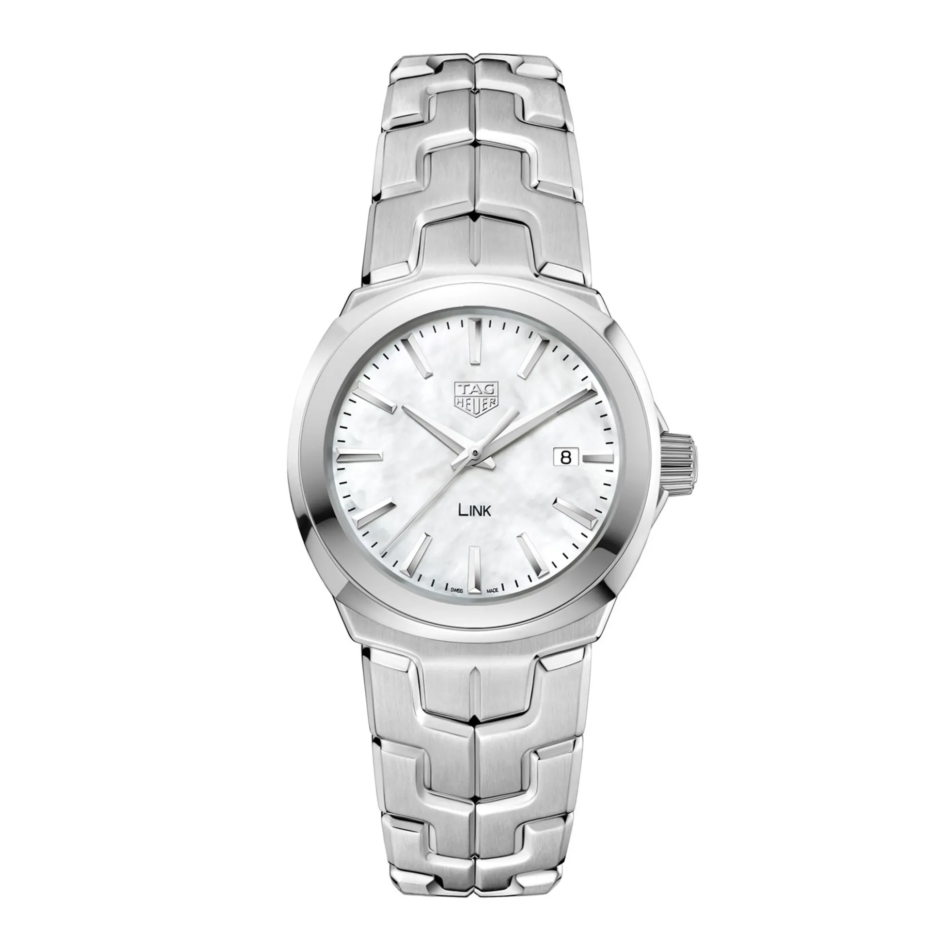 TAG Heuer Link Quartz Ladies Mother of Pearl Steel Watch, 32mm