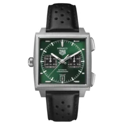 TAG Heuer Monaco Chronograph Green Dial Watch, 39mm