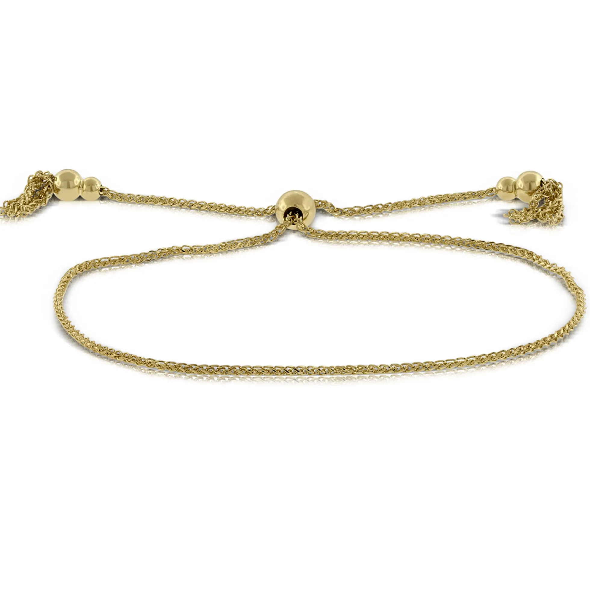 Tassel Bolo Bracelet 14K