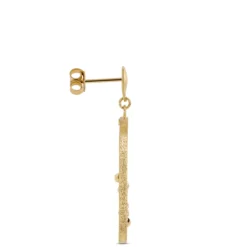 Toscano Asymmetrical Drop Earrings, 14K Yellow Gold