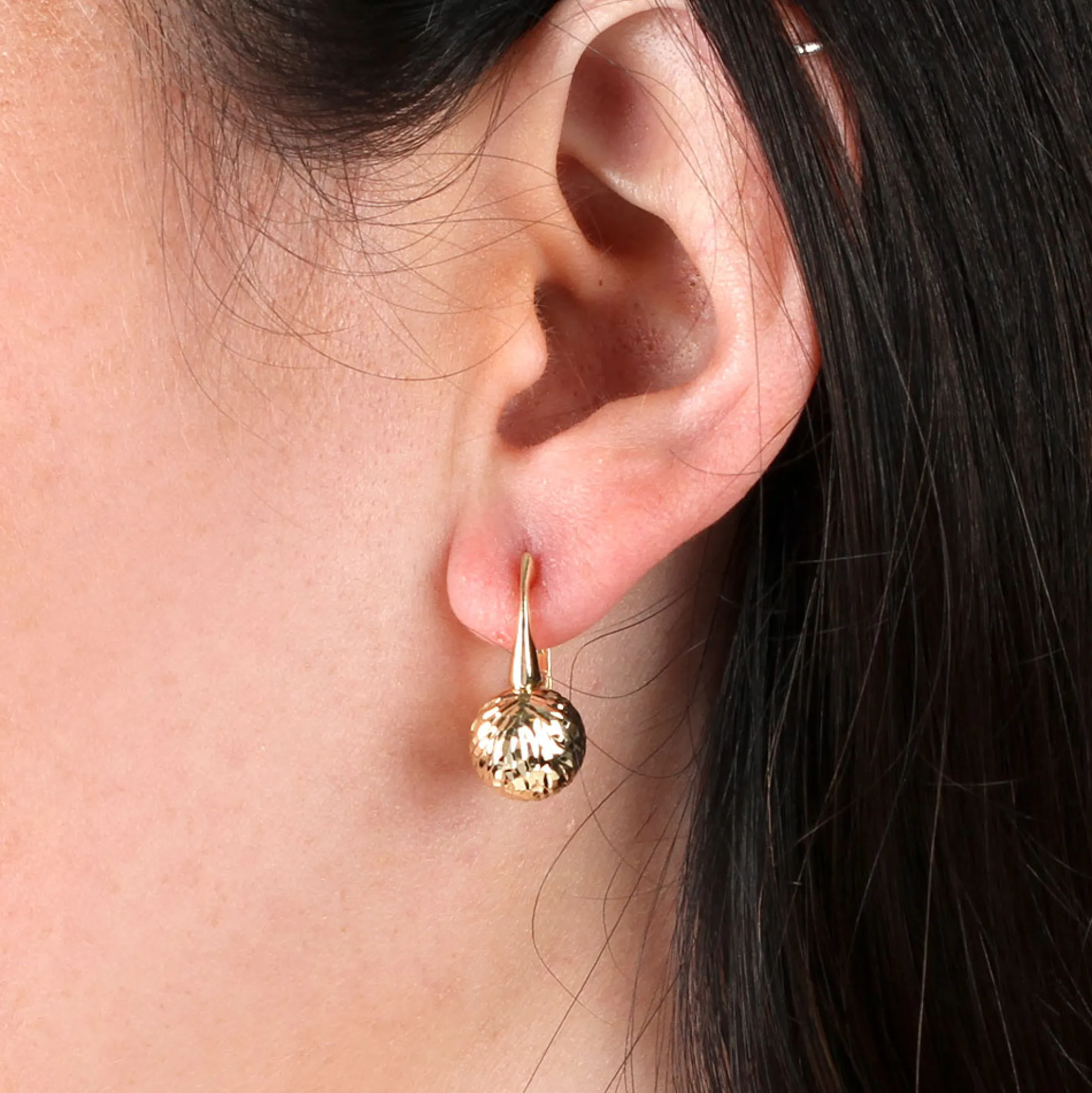 Toscano Ball Earrings 14K