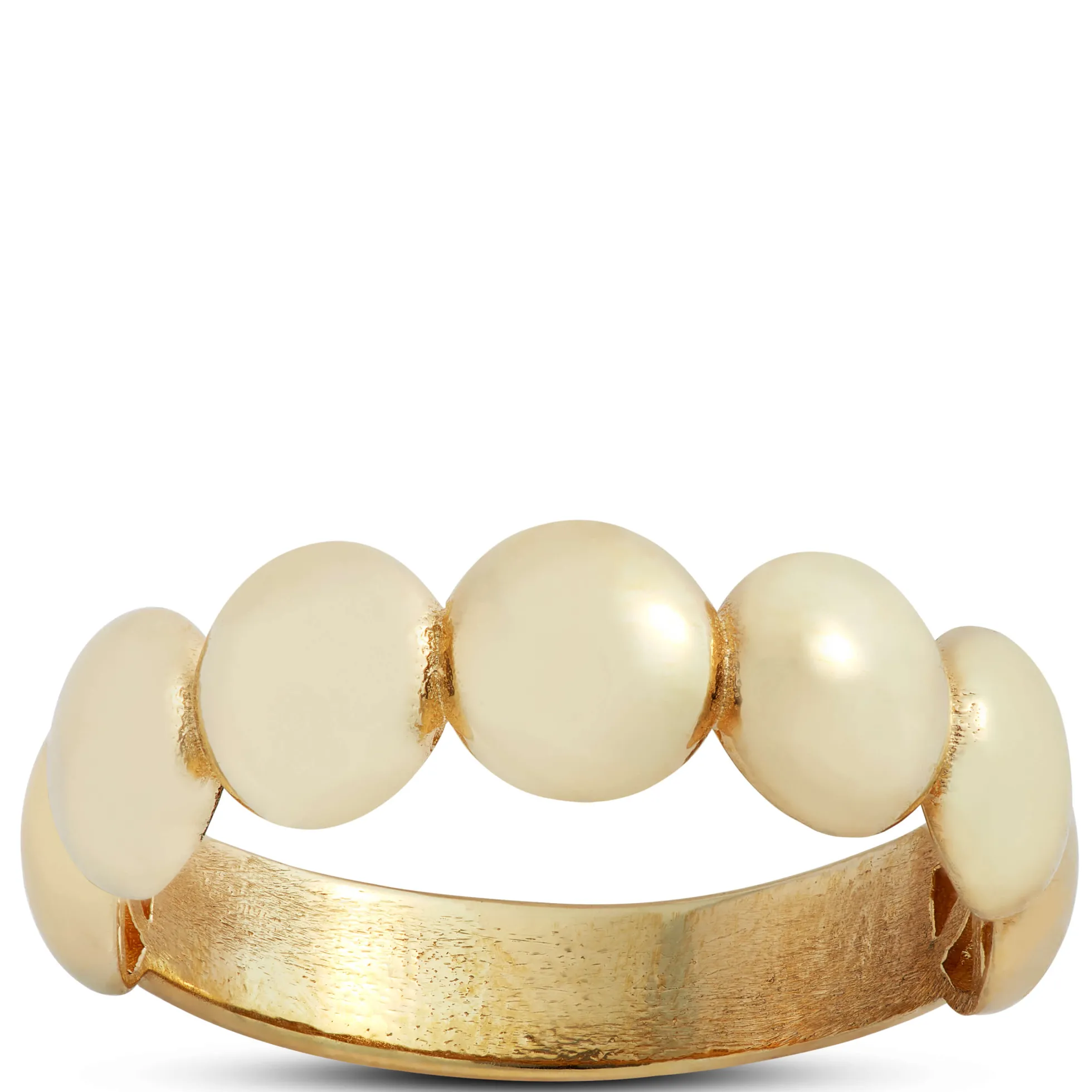 Toscano Beaded Ring, 14K Yellow Gold