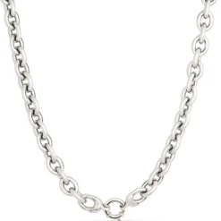 Toscano Classic Forzantina Link Necklace, Sterling Silver