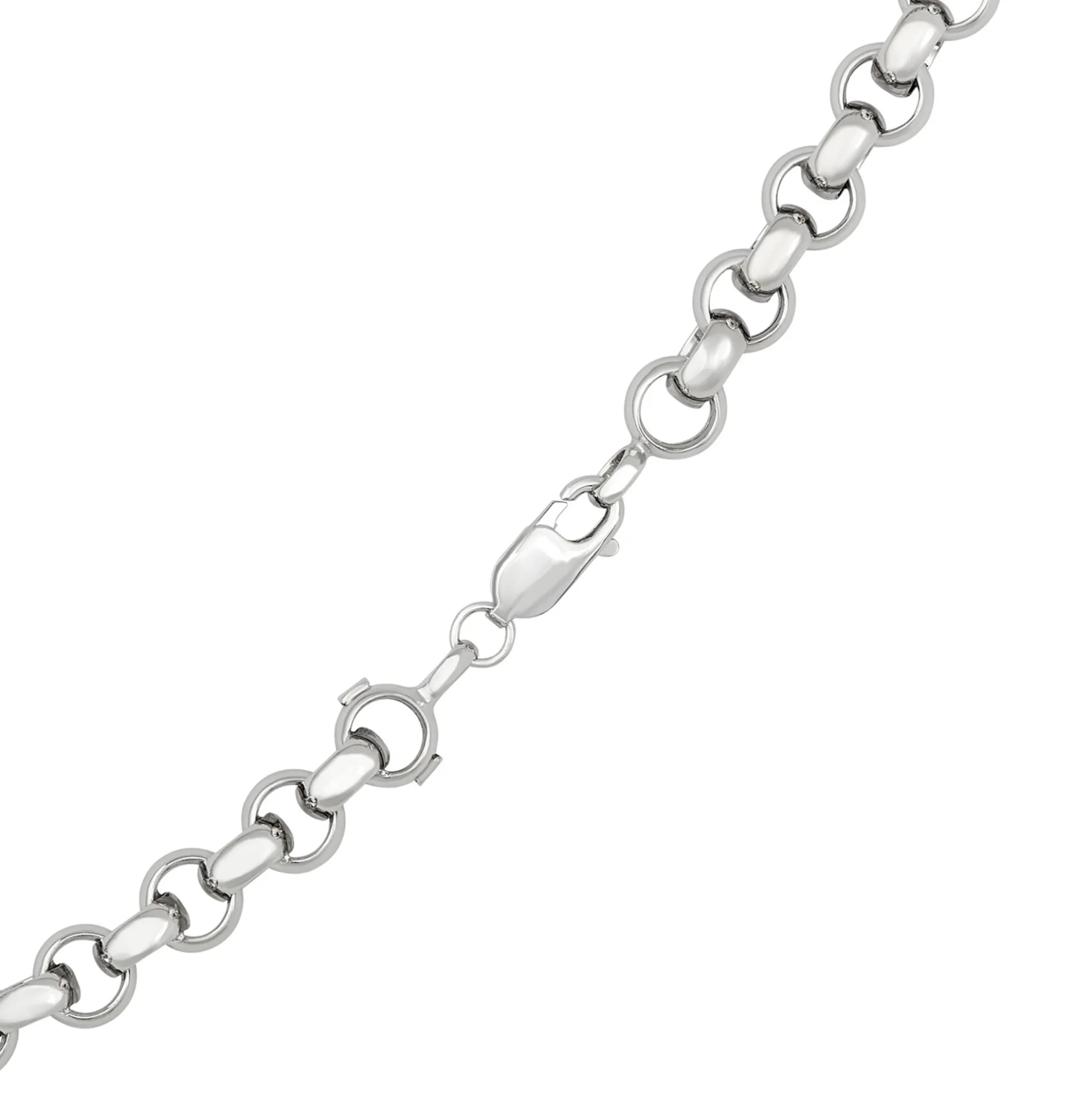 Toscano Classic Rolo Link Necklace, Sterling Silver