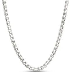 Toscano Classic Veneziana Link Necklace, Sterling Silver
