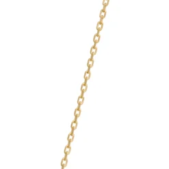 Toscano Cubic Linear Drop Necklace 14K Yellow Gold