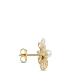 Toscano Daisy-Shaped Enamel Studs, 14K Yellow Gold