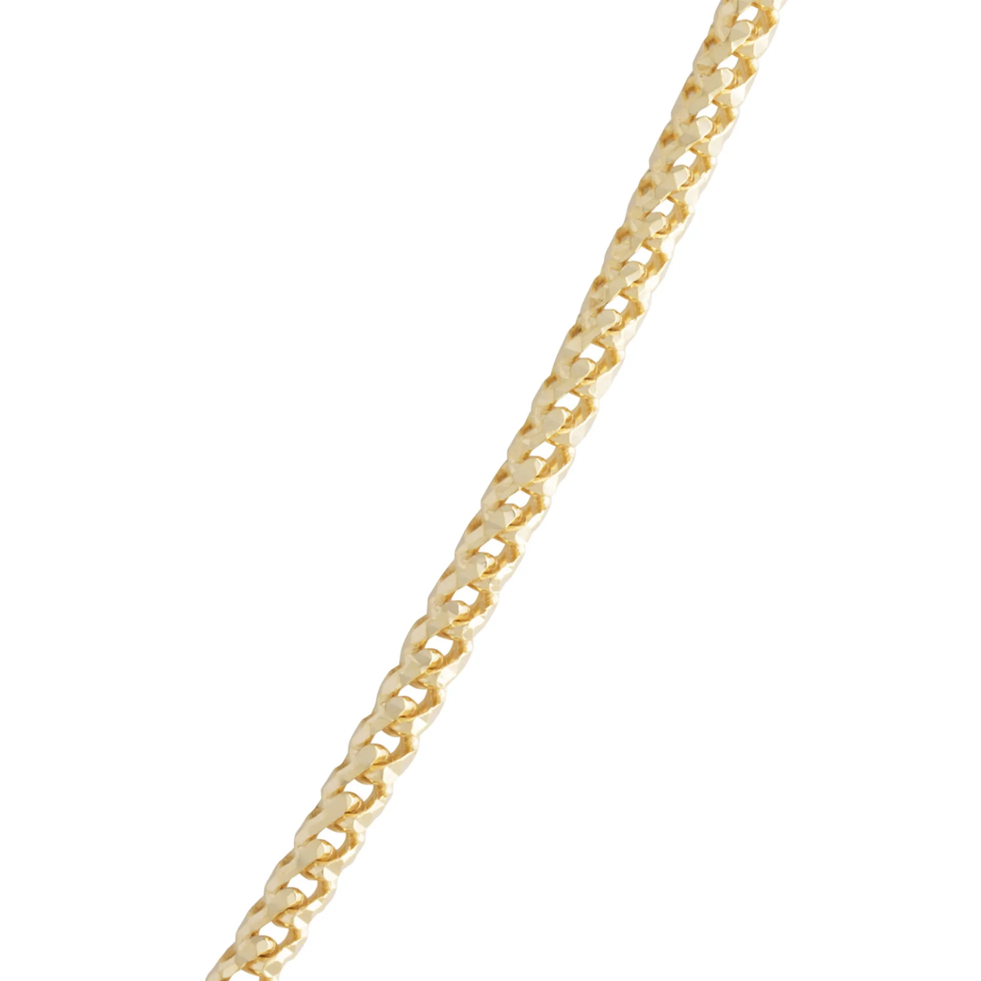 Toscano Diamond Cut Round Franco Chain 14K, 24"