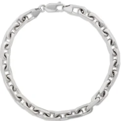 Toscano 8.5-Inch Forzatina Link Bracelet, 14K White Gold