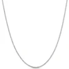 Toscano 18 Inch Franco Link Necklace, 14k White Gold