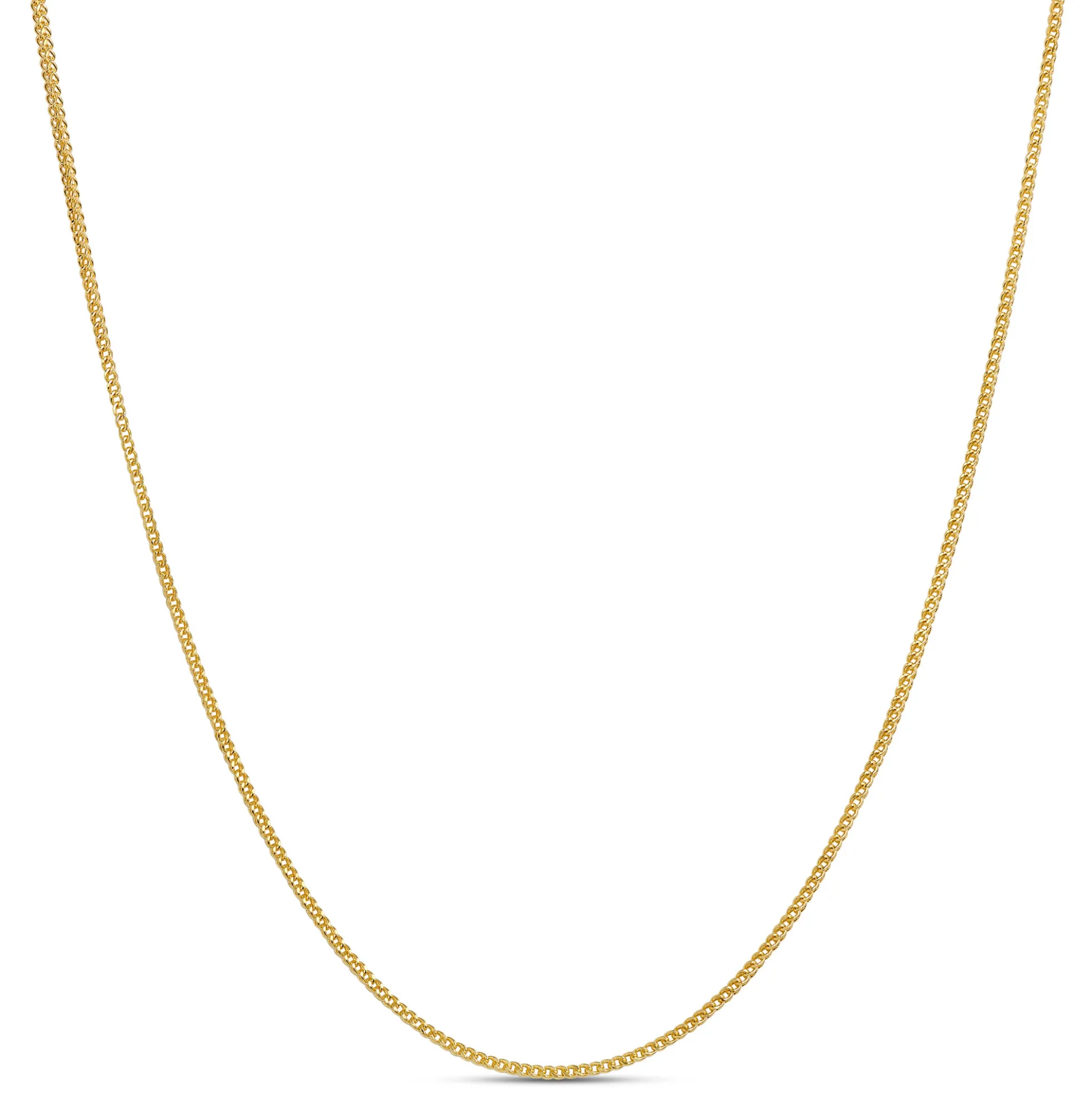 Toscano 18 Inch Franco Link Necklace, 14k Yellow Gold