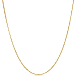 Toscano 24 Inch Franco Link Necklace, 14k Yellow Gold