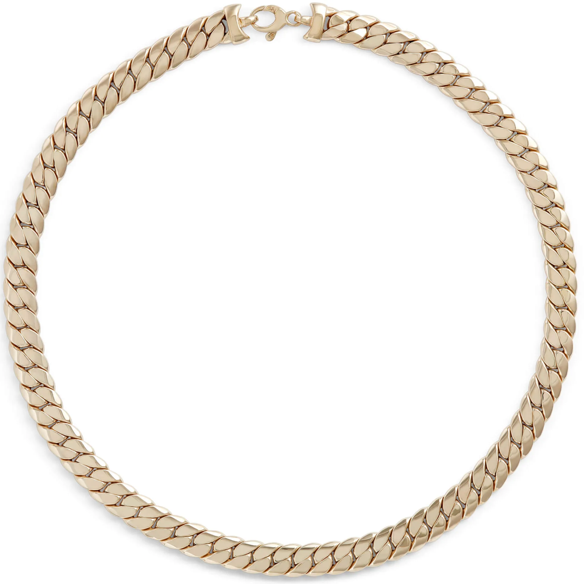 Toscano 18-Inch Grumetta Bold Chain, 14K Yellow Gold