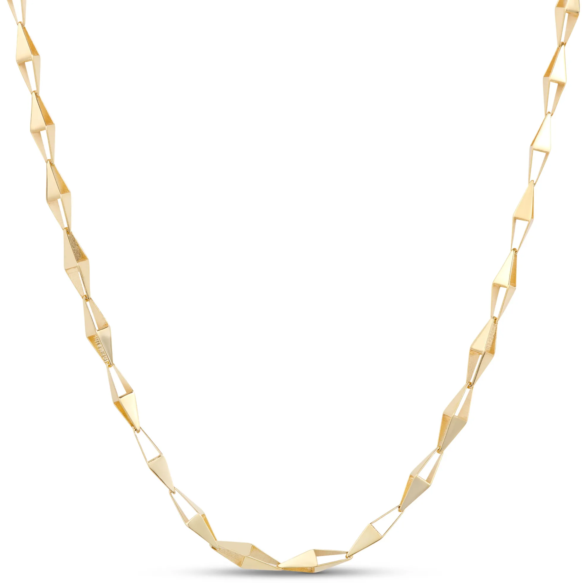 Toscano 18-Inch Kite Link Chain, 14k Yellow Gold
