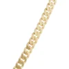 Toscano 24-Inch Mirror Curb Necklace, 14K Yellow Gold