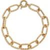 Toscano 7.5-Inch Oval Link Bracelet, 14K Yellow Gold