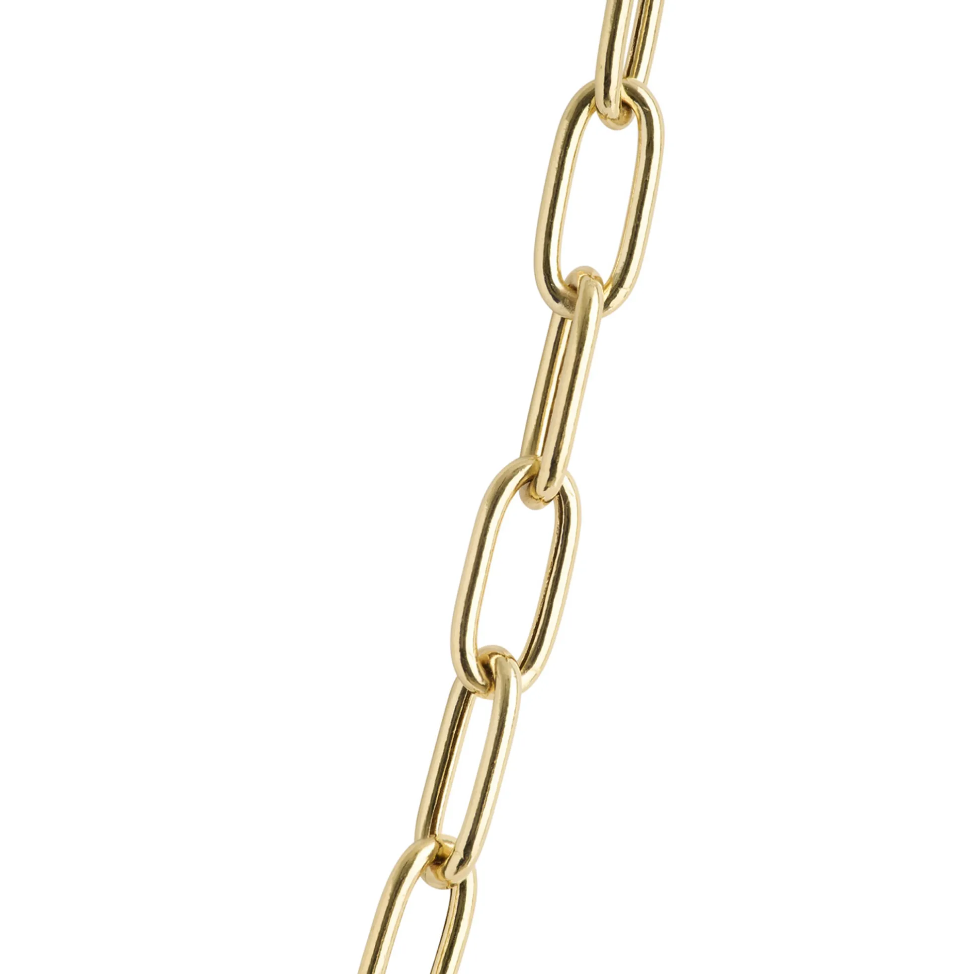 Toscano 18-Inch Oval Link Necklace, 14K Yellow Gold
