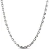 Toscano 24-Inch Rolo Necklace, 14K White Gold