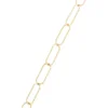 Toscano 18-Inch Sparkle Link Necklace, 14K Yellow Gold