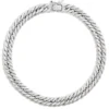 Toscano 8.5-Inch Tight Link Bracelet, 14K White Gold