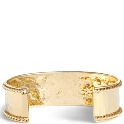 Toscano 20mm Beaded Cuff, 14K Yellow Gold