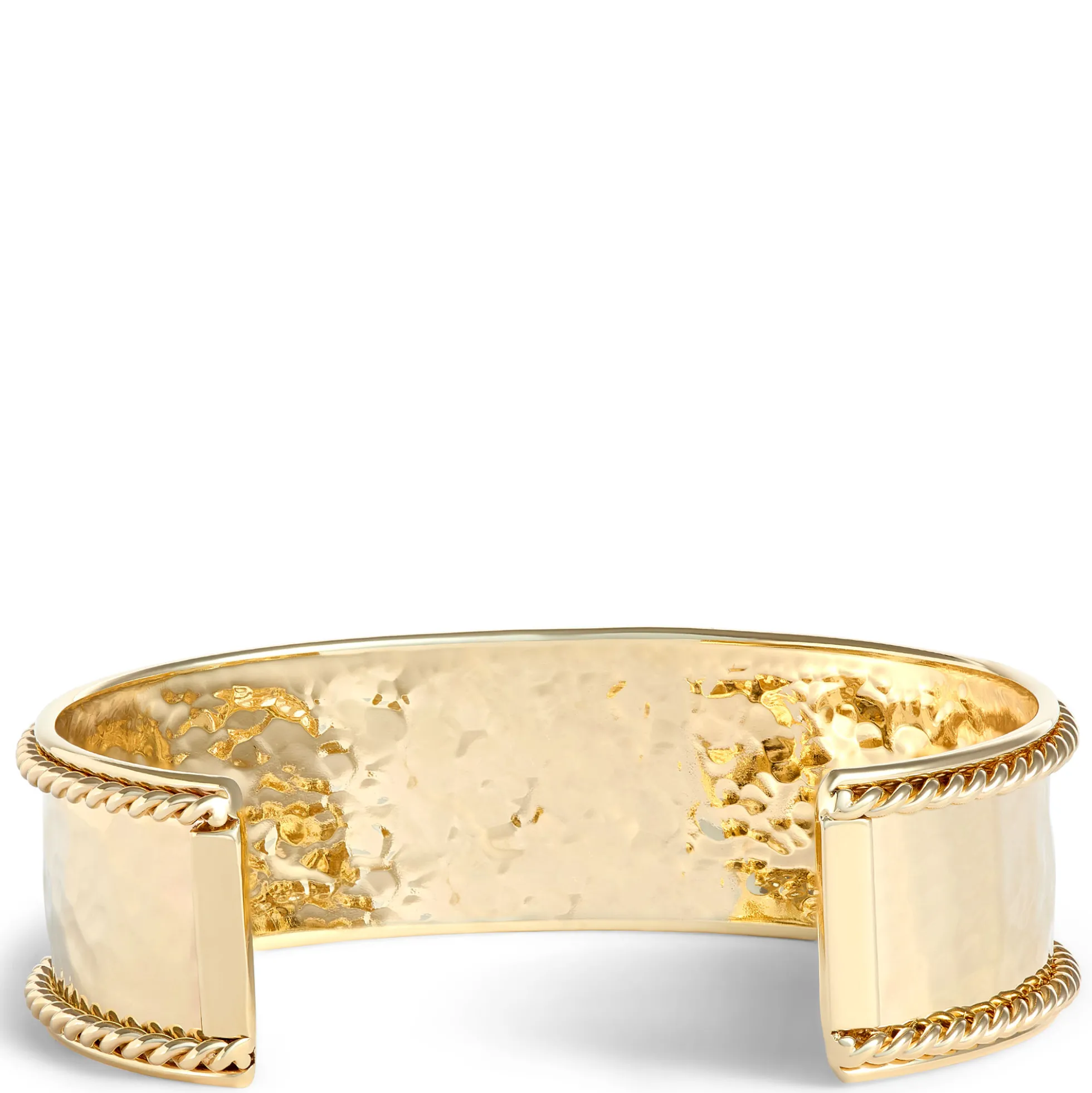 Toscano 20mm Beaded Cuff, 14K Yellow Gold