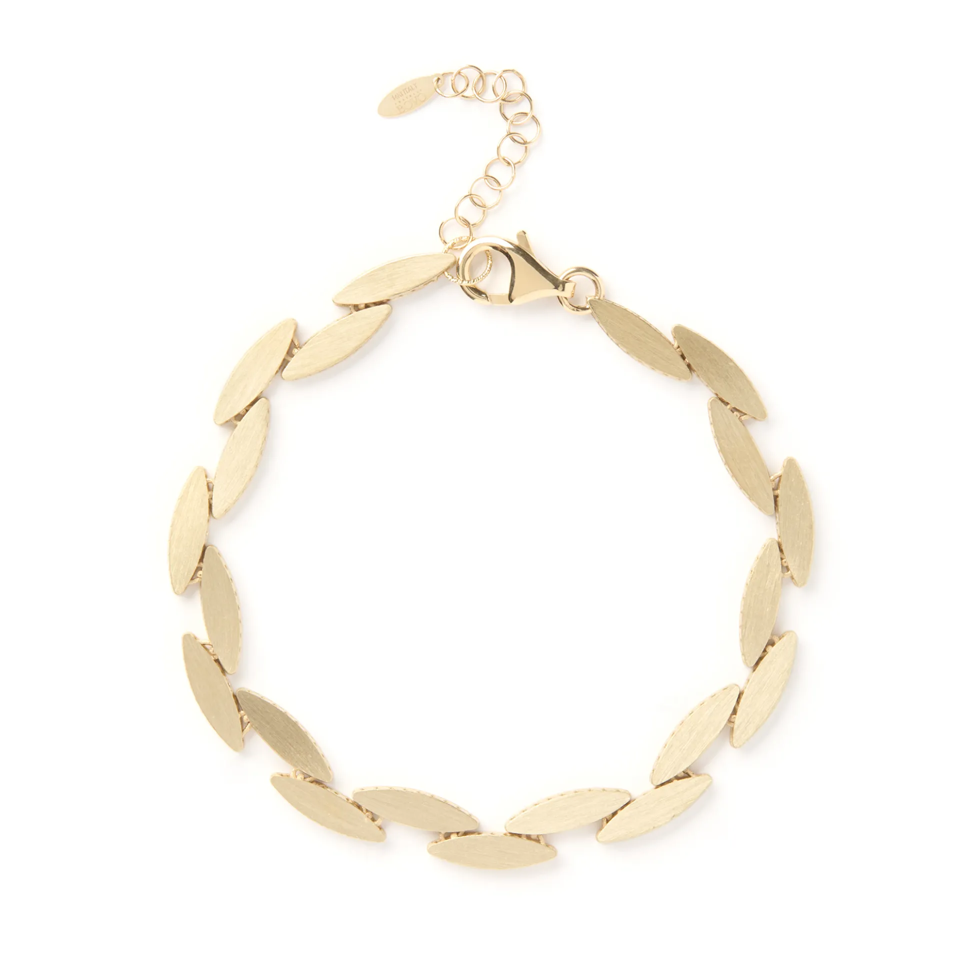 Toscano Overlapping Marquise Shapes, 14K Yellow Gold