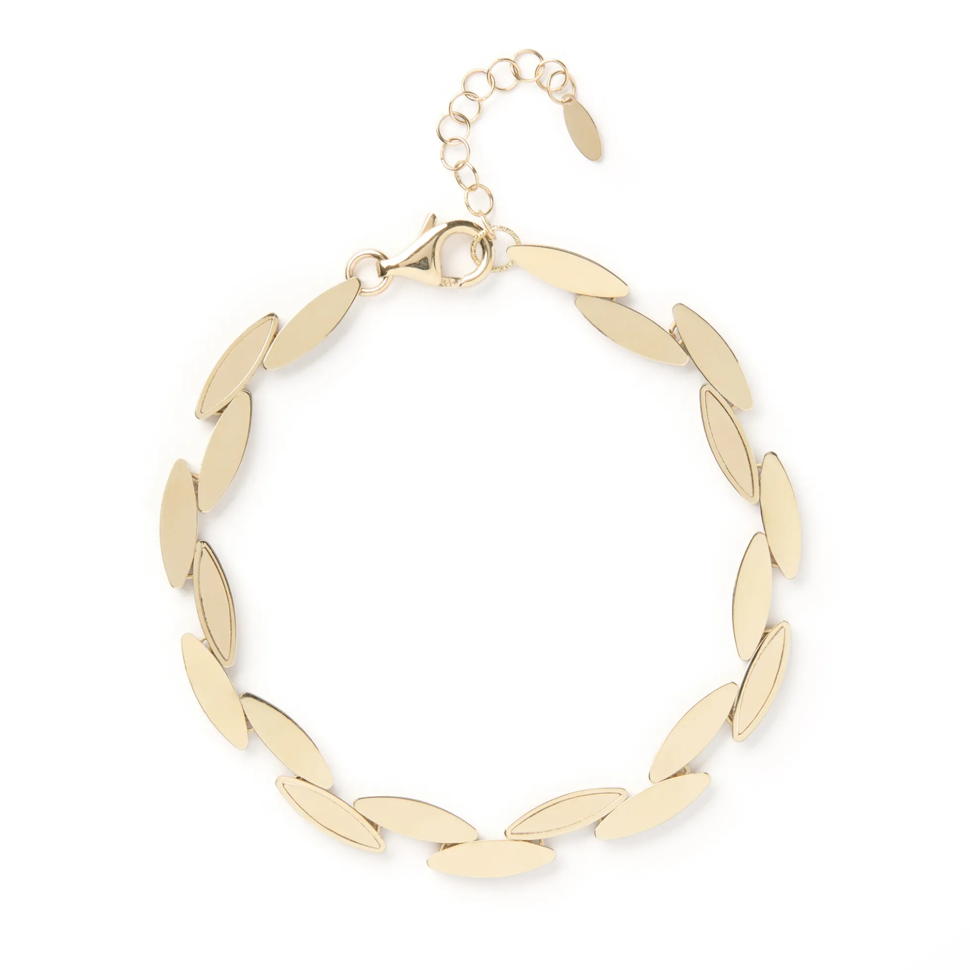 Toscano Overlapping Marquise Shapes, 14K Yellow Gold