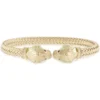 Toscano Ruby Eyed Lion Cuff 14K