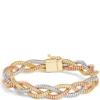 Toscano 3-Strand Braided Bracelet, 14K Gold