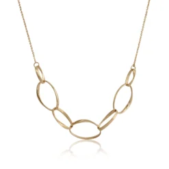 Toscano Twisted Oval Link Necklace 14K, 20"