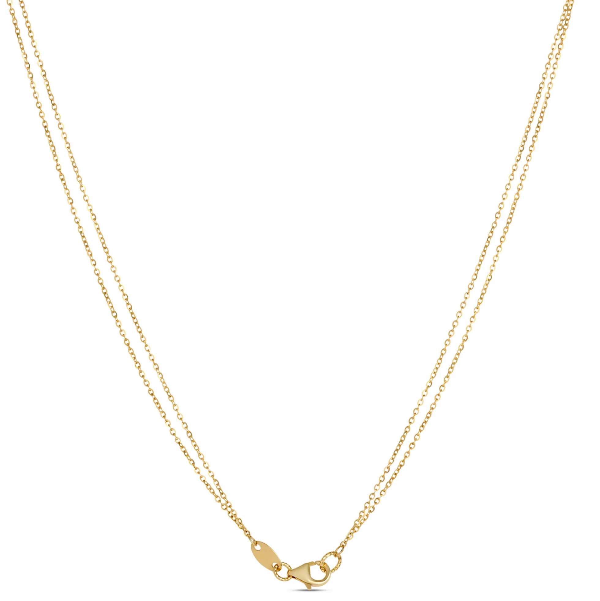 Toscano Twisted Ribbon Pendant Necklace, 14K Yellow Gold