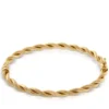 Toscano Twisted Rope Bangle Bracelet 14K