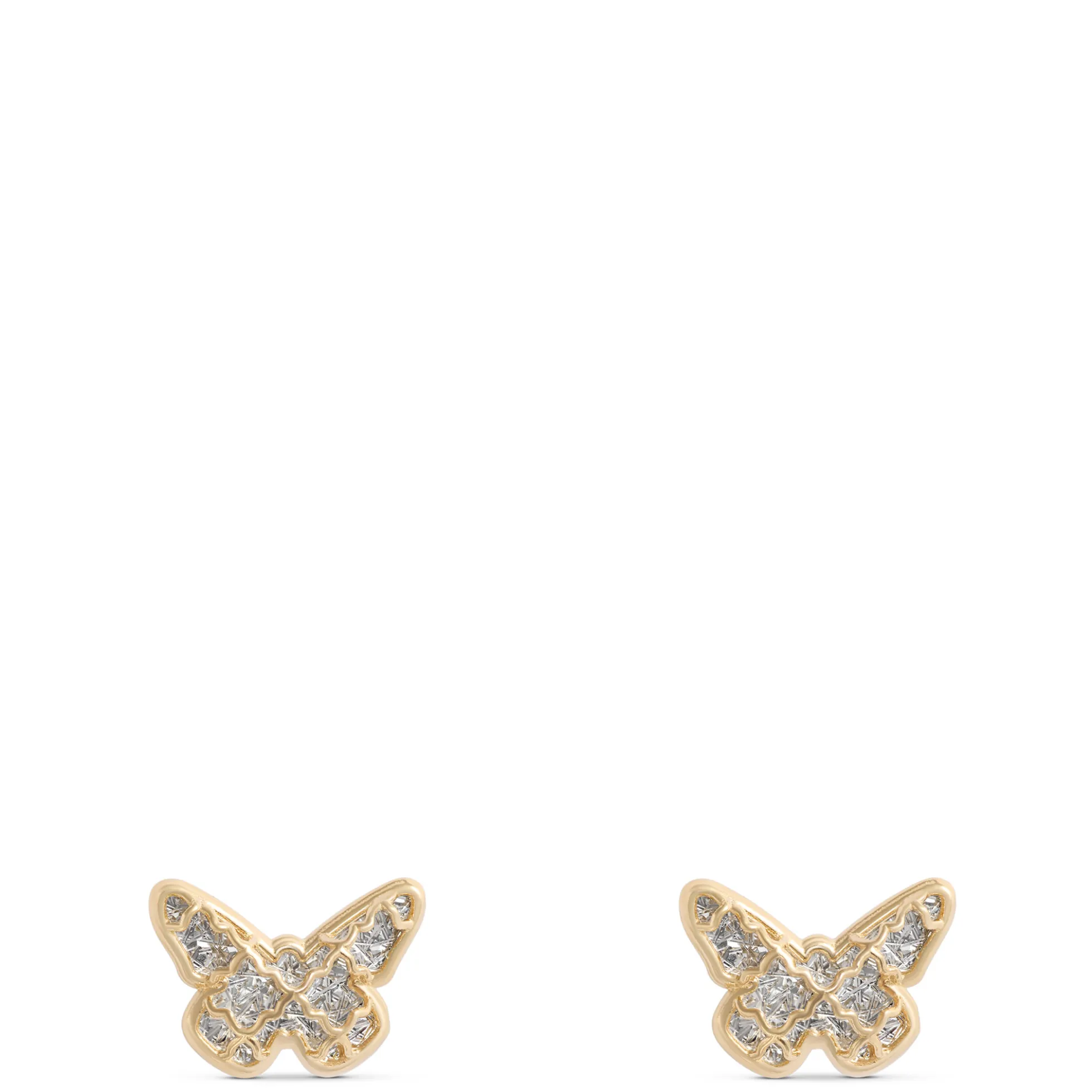 Toscano Two-Tone Butterfly Earrings