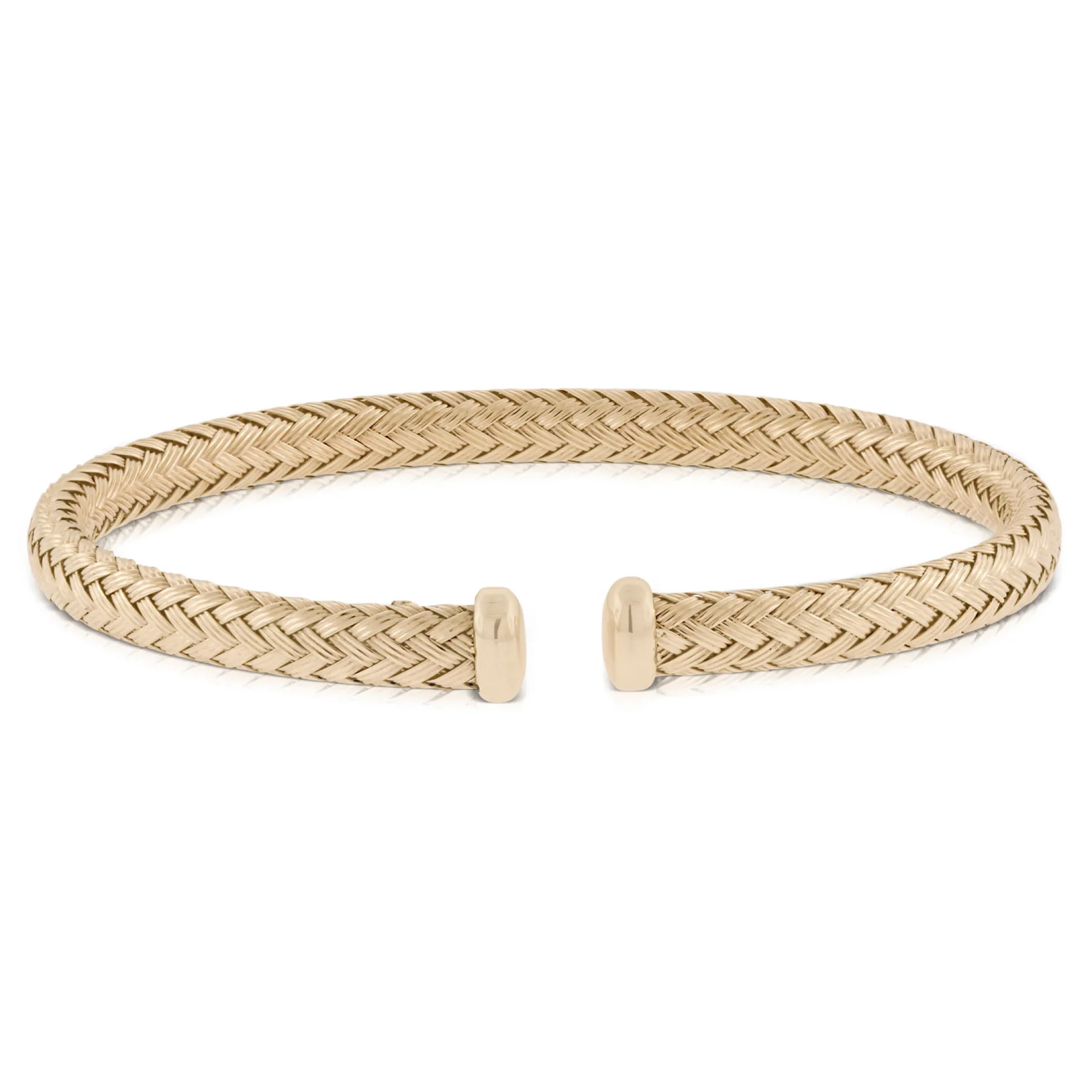 Toscano Woven Cuff Bracelet 14K