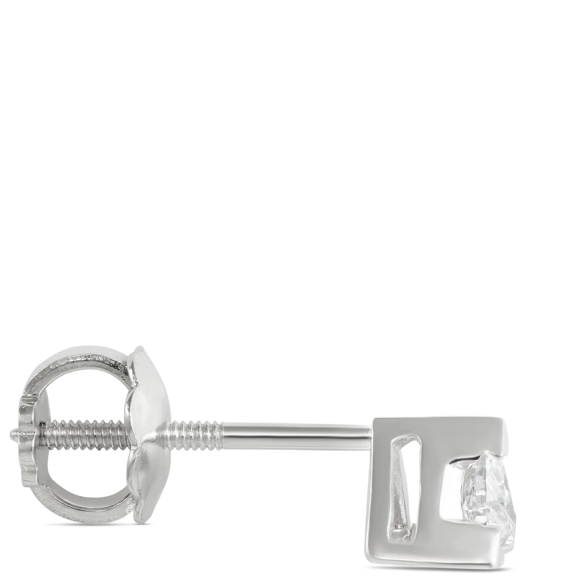 Trillion Diamond Studs, ⅕ Carat, in 14K Yellow Gold