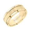 TRITON Contemporary Comfort Fit Band in Yellow Tungsten, 8 mm
