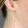 Twist Threader Earrings 14K