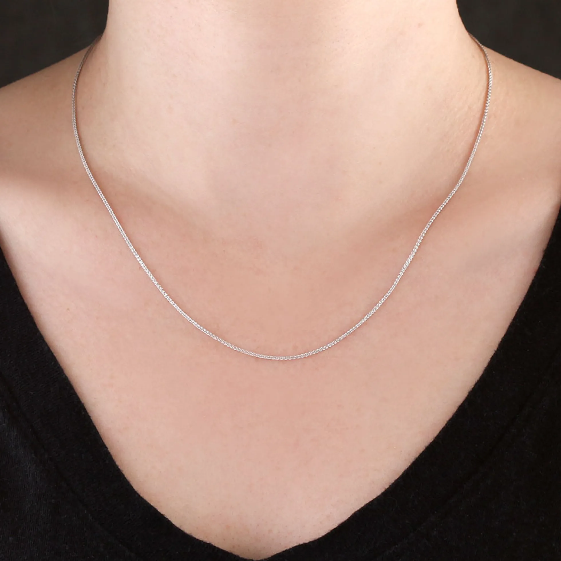 Wheat Chain 14K, 18"