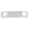 White Gold Polished Rounded Comfort Fit 5mm Band 18K
