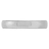 White Gold Polished Rounded 4mm Band 14K