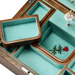 WOLF Ballet Musical Jewellery Box – Sleeping Beauty Walnut Wood