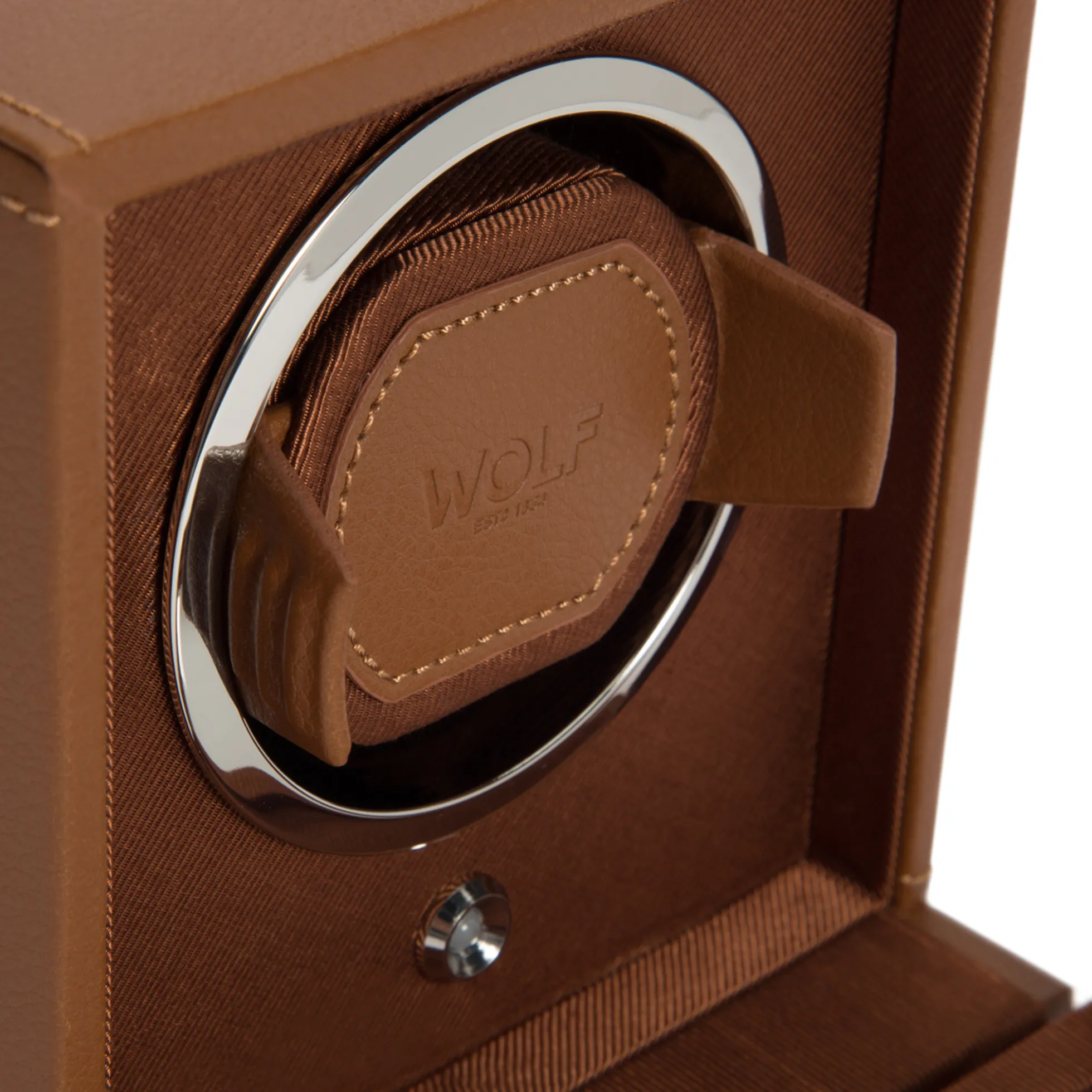 WOLF Cub Single Watch Winder with Cover