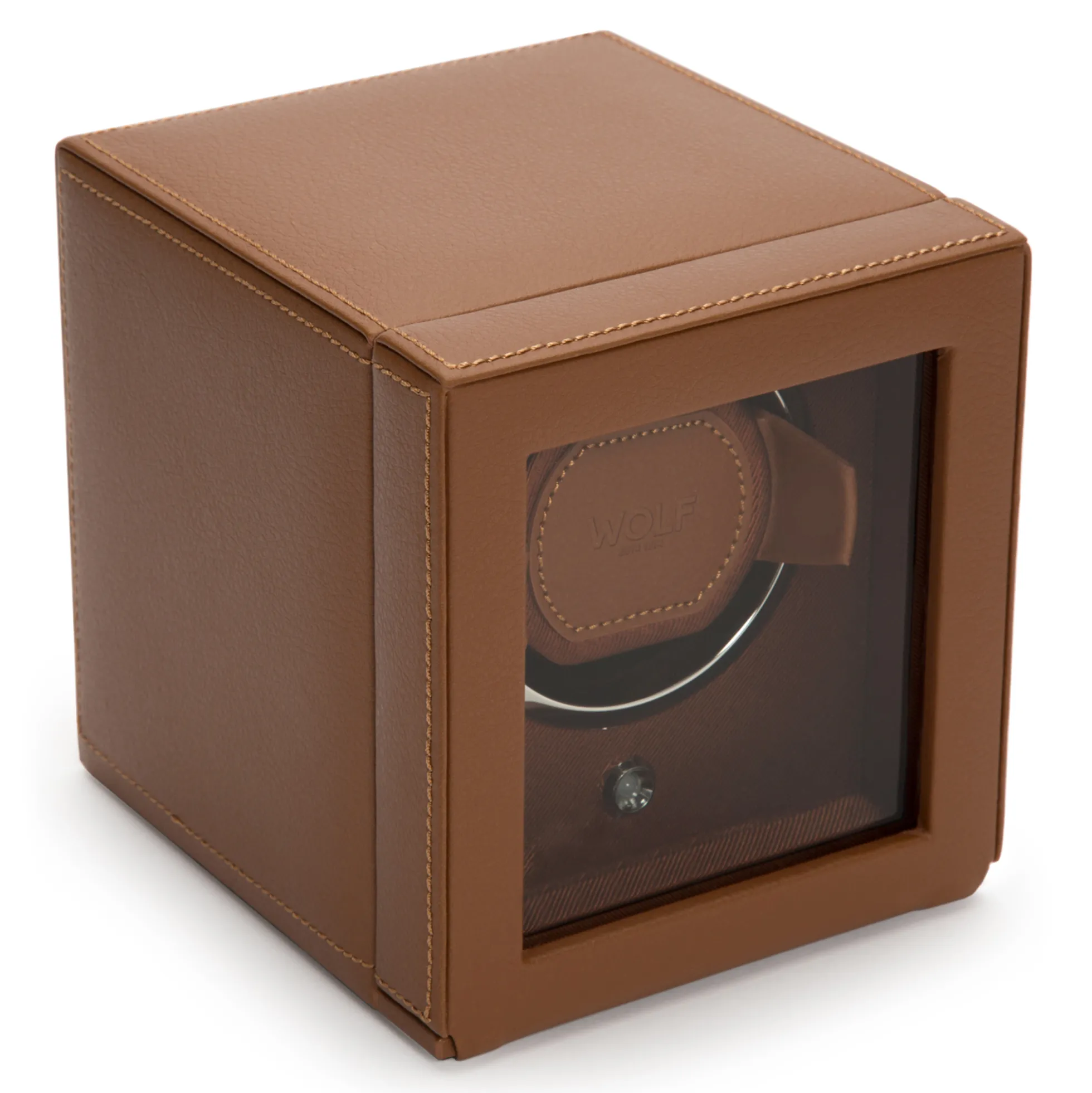WOLF Cub Single Watch Winder with Cover