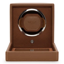 WOLF Cub Single Watch Winder with Cover
