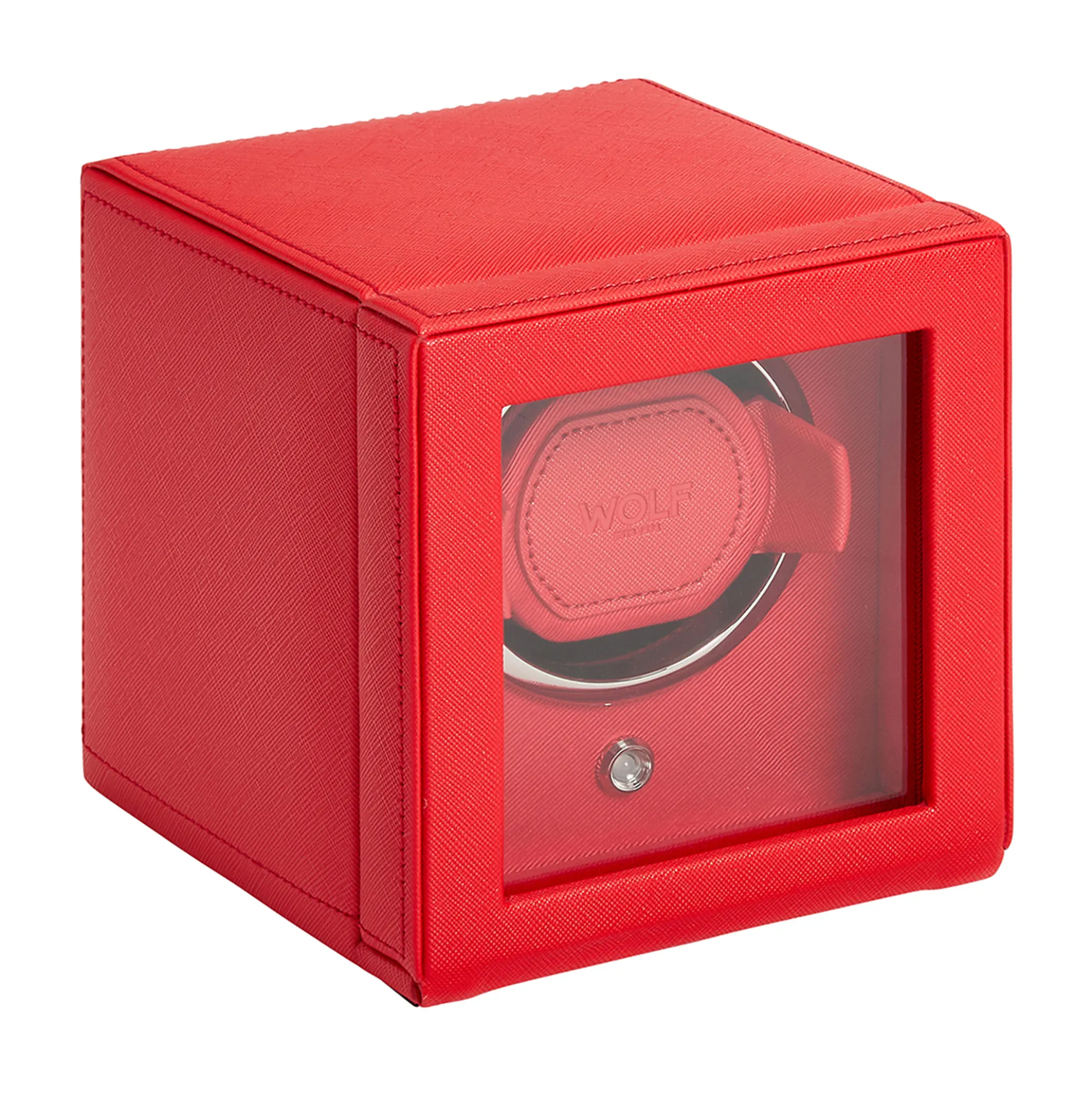 WOLF Cub Single Watch Winder with Cover