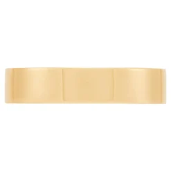 Yellow Gold Polished Pipe Comfort Fit 5mm Band 14K