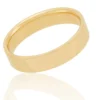 Yellow Gold Polished Pipe Comfort Fit 5mm Band 18K