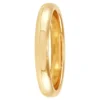 Yellow Gold Polished Rounded Comfort Fit 3mm Band 18K